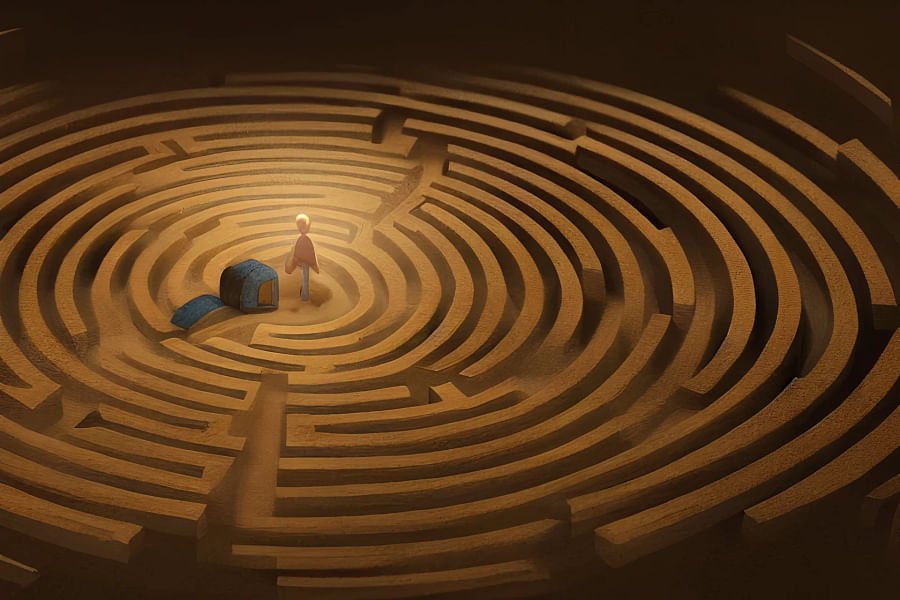 Man-in-the-Maze Labyrinth
